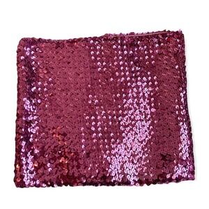 pink sequin bandeau top Eye Candy large M