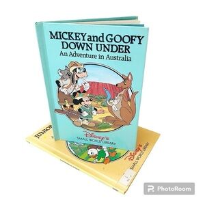 Disney’s Small World Library Woodchuck Jamboree Mickey and Goofy Down Under