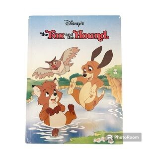 Disney’s The Fox and the Hound oversized book Hardcover 1993