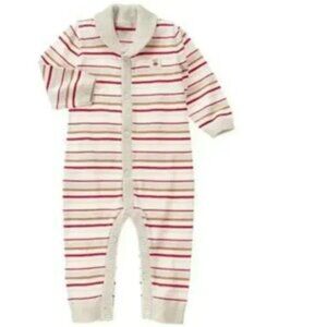 NEW Gymboree Long Sleeve One Piece Striped Bodysuit Knitwear Sweater Jumpsuit