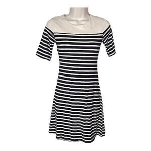 Monteau Bodycon Striped Mini Dress