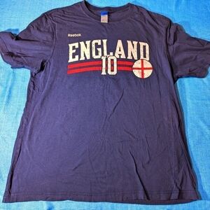 Reebok England Soccer T-Shirt  - Size Large