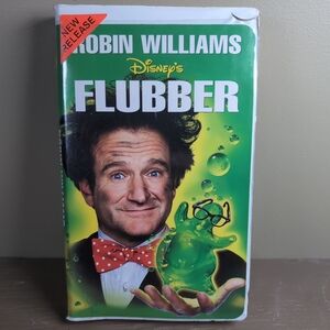 Flubber 1998 Disney VHS Clamshell (Robin Williams) - With Original Insert!