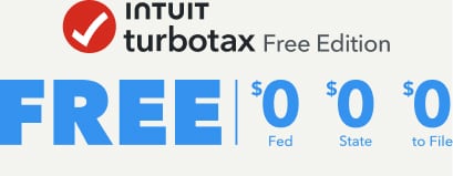 TurboTax Free Edition: $0 Fed. $0 State. $0 to File.