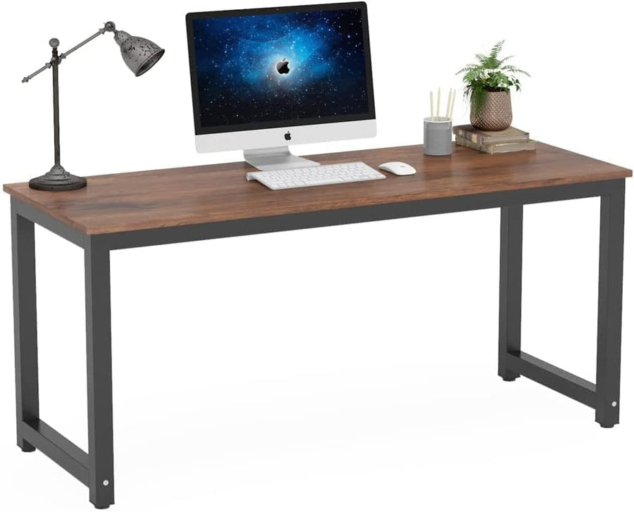 Tribesigns Computer Desk, 63 inch Large Office Desk Computer Table - $110