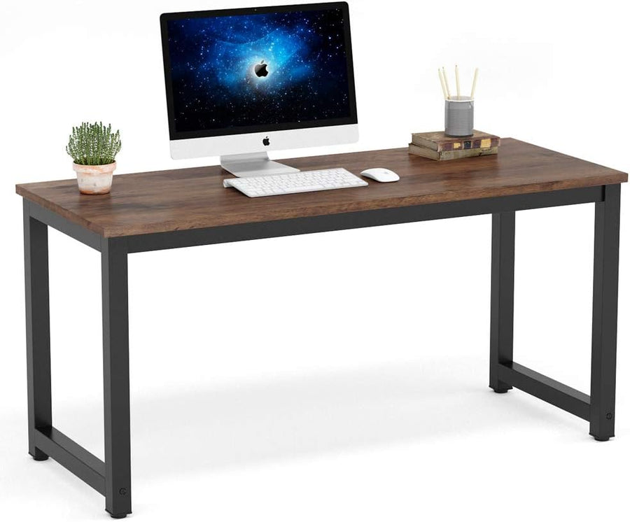 Tribesigns Computer Desk, 55 inch Large Office Desk Computer Table - $95