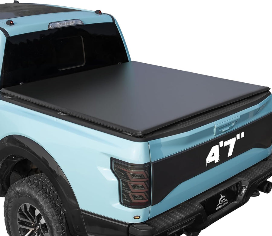 Truck Bed Tonneau Cover Compatible with Ford Maverick 2022 2023 2024 4.6 ft Box - $110