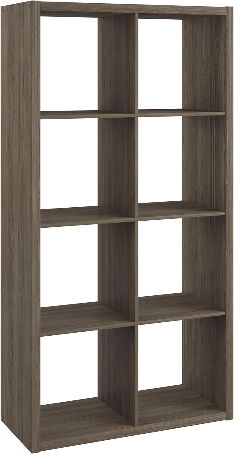 ClosetMaid 8 Cube Heavy Duty Wooden Decorative Bookcase Shelf Storage Organizer - $70