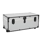 Seward Rover 32 in. x 13.25 in. x 17.75 in. Trunk with Wheels and 1-Carry Handle - $55