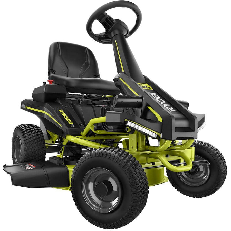 RYOBI 48V Brushless 30 in. 50 Ah Battery Electric Rear Engine Riding Mower - $2250