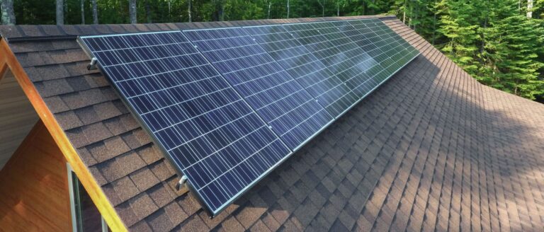 solar panels on the roof of a south dakota home