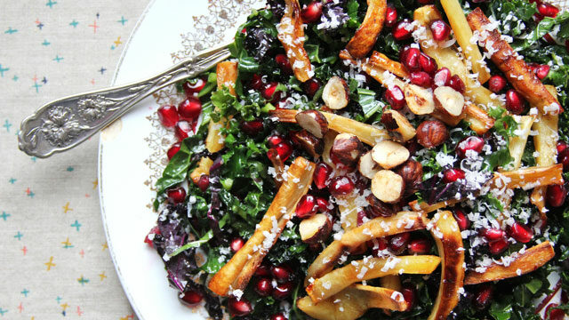 Kale Parsnip Salad recipe