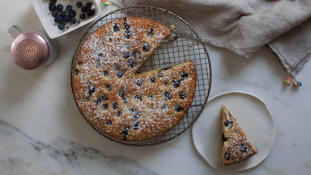 Honey Cornbread Snacking Cake recipe