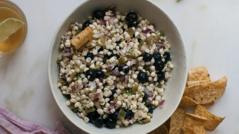 Corn Blueberry Hatch Chile Salad recipe