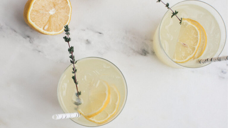 lemon and thyme spritz