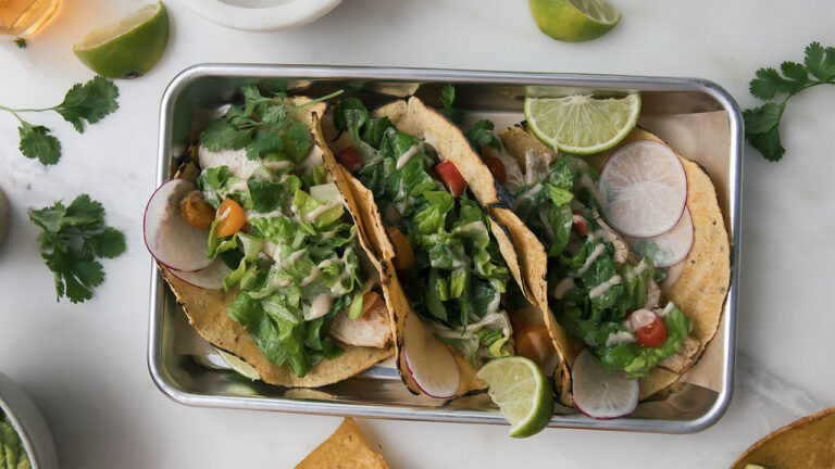 Caesar Salad Tacos