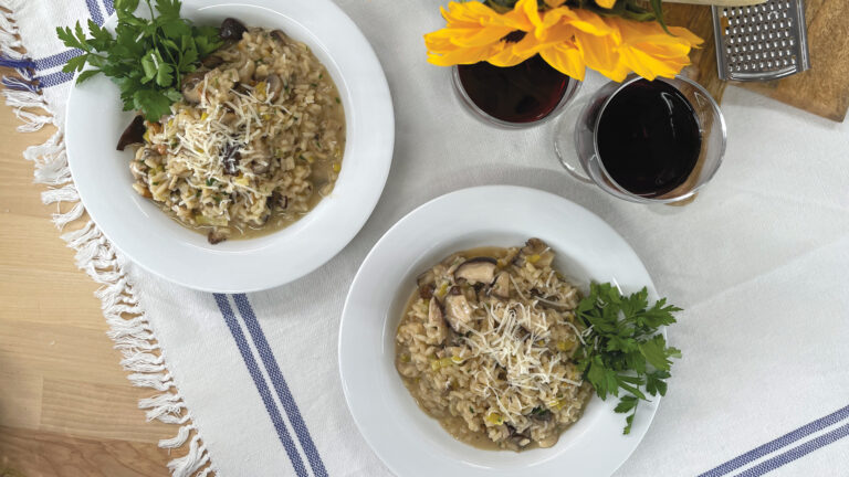 risotto with mushrooms