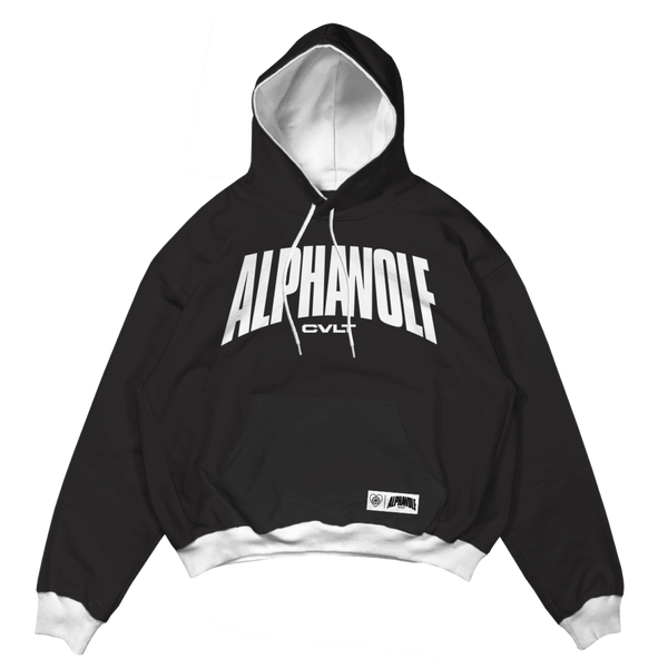 Alpha Wolf - Black & White Custom Sweatshirt