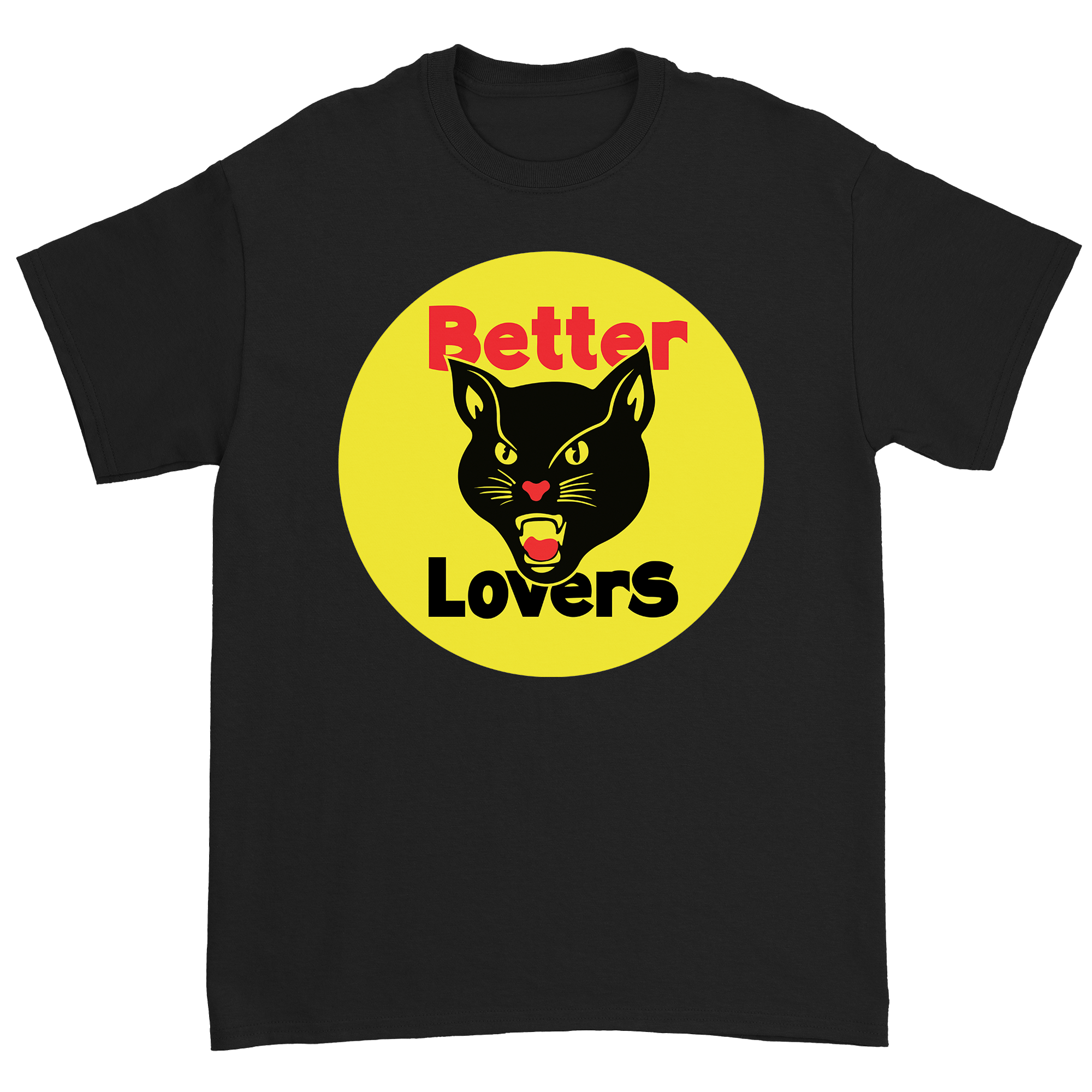 Better Lovers - Black Cat Bootleg T-Shirt (Pre-Order)