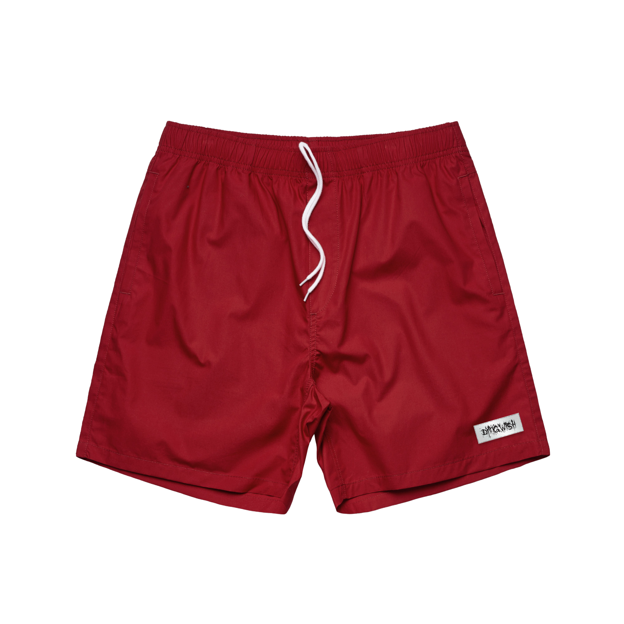 Dying Wish - Logo Patch Shorts - Cardinal