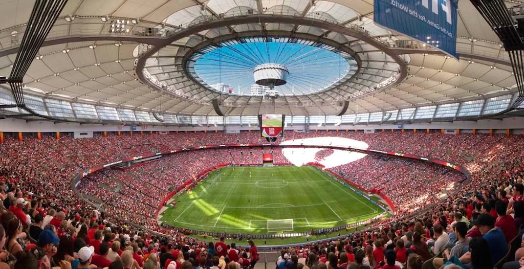 BC Place Stadium in Vancouver during the 2015 FIFA Women's World Cup. (BC Place Stadium)