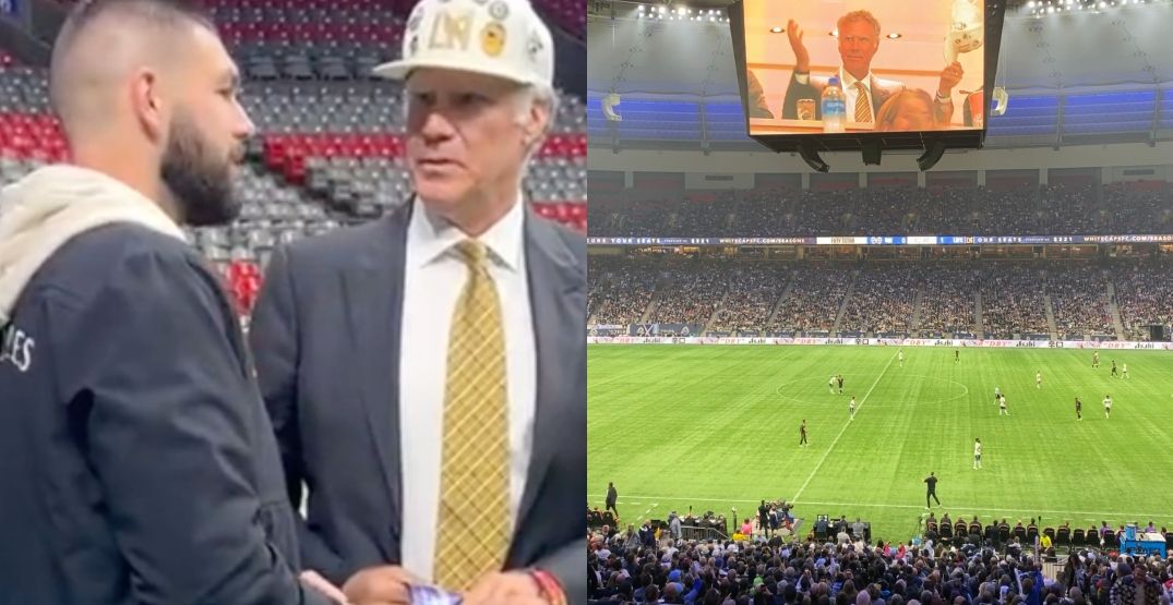 Vancouver Whitecaps fans boo Will Ferrell at BC Place