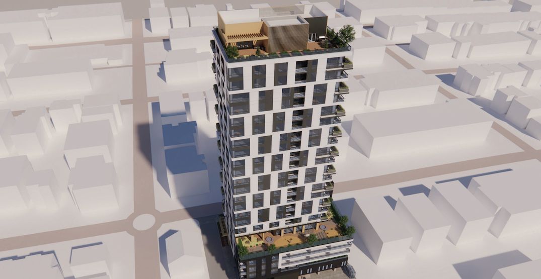 Artistic rendering of The Charlotte at 2180 West 6th Avenue, Vancouver. (Francl Architecture/Hollybush Holdings)