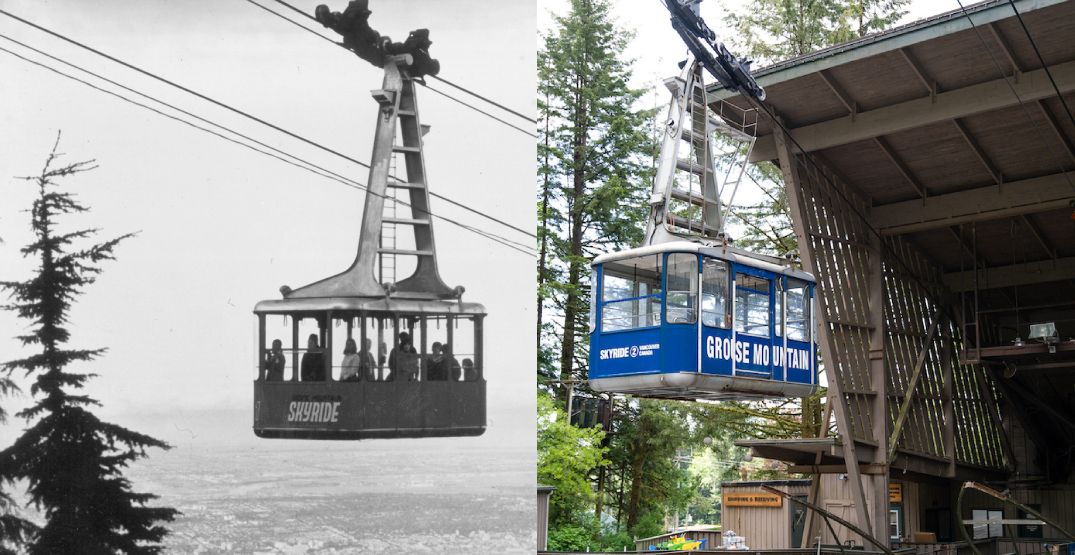 Blue Skyride, the original aerial tramway of Grouse Mountain. (Grouse Mountain)