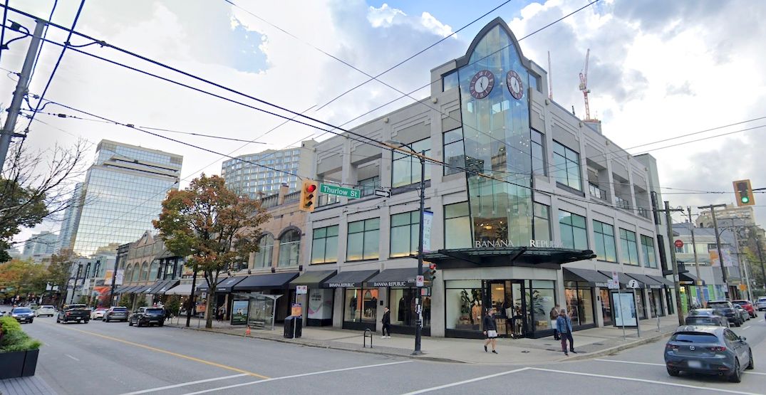 Half a block of Robson Street's retail strip sold in landmark deal