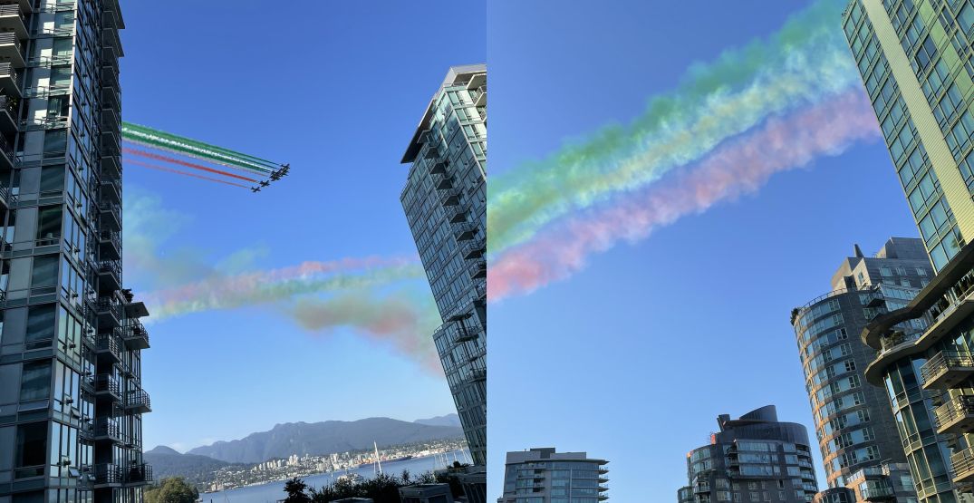 Italian Air Force treats Vancouver with spectacular air show