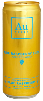 Au Vodka Cocktail Blue Raspberry 700ML