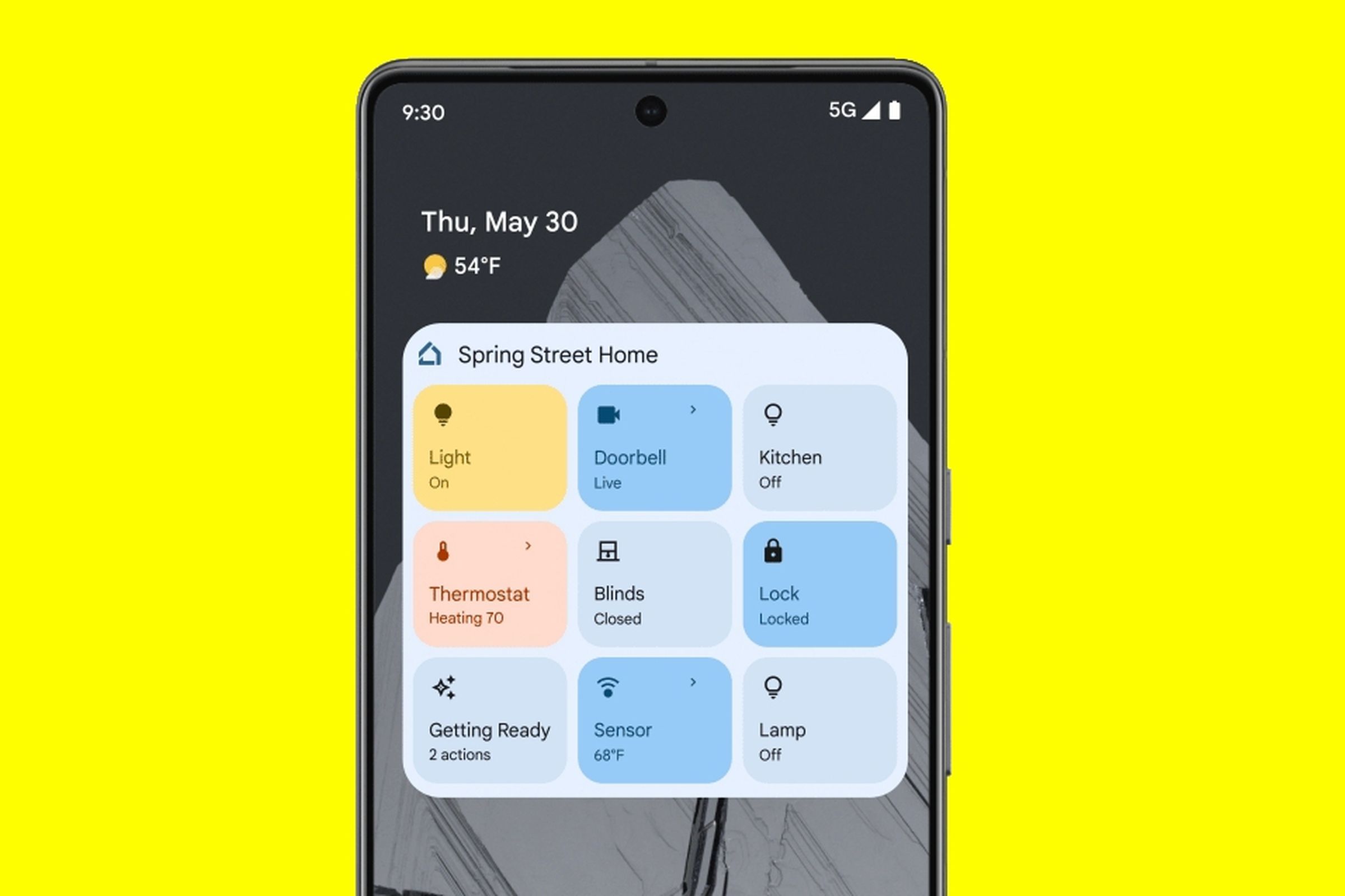 A new interactive Google Home widget is coming to Android.