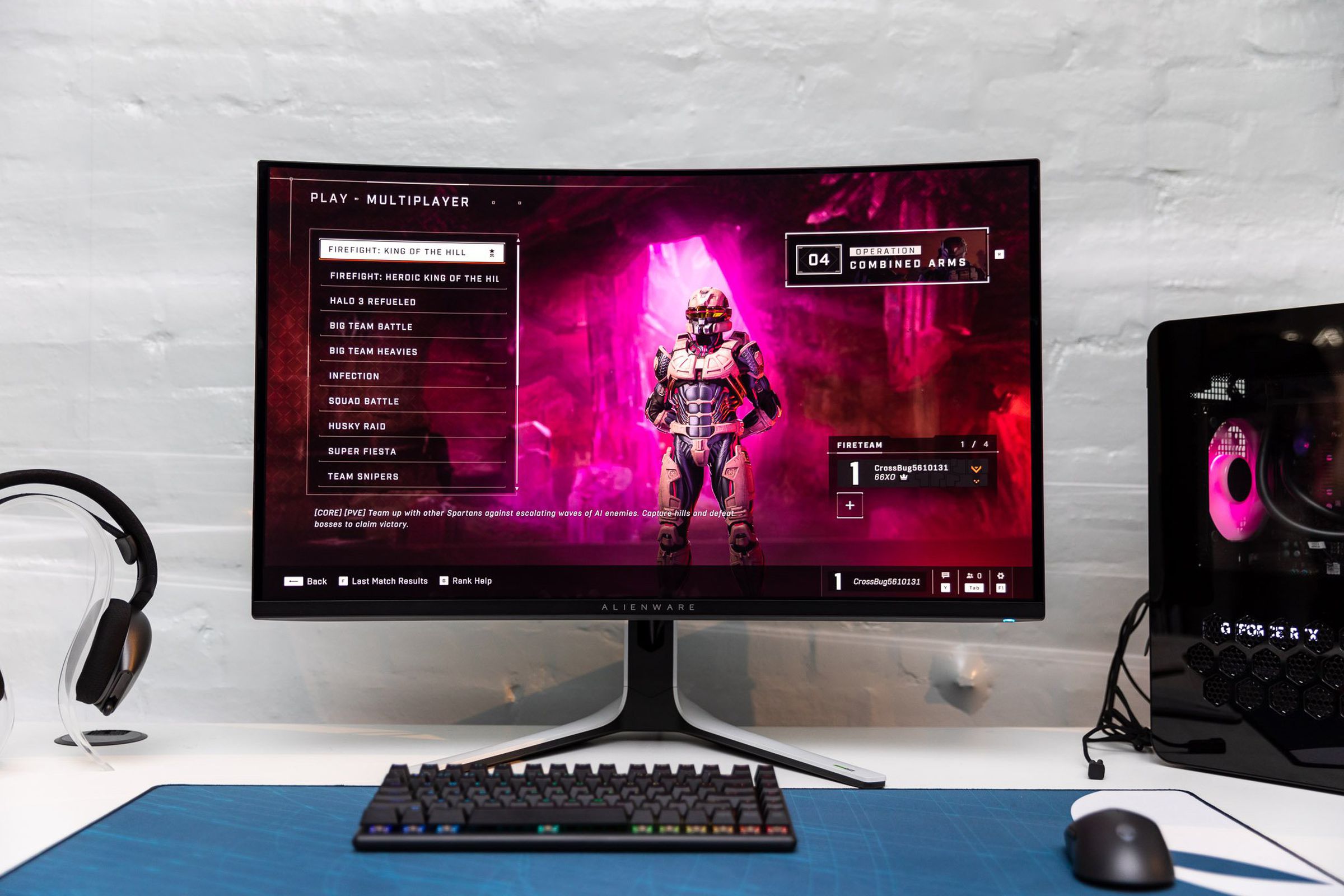 Dell’s Alienware AW3225QF monitor.