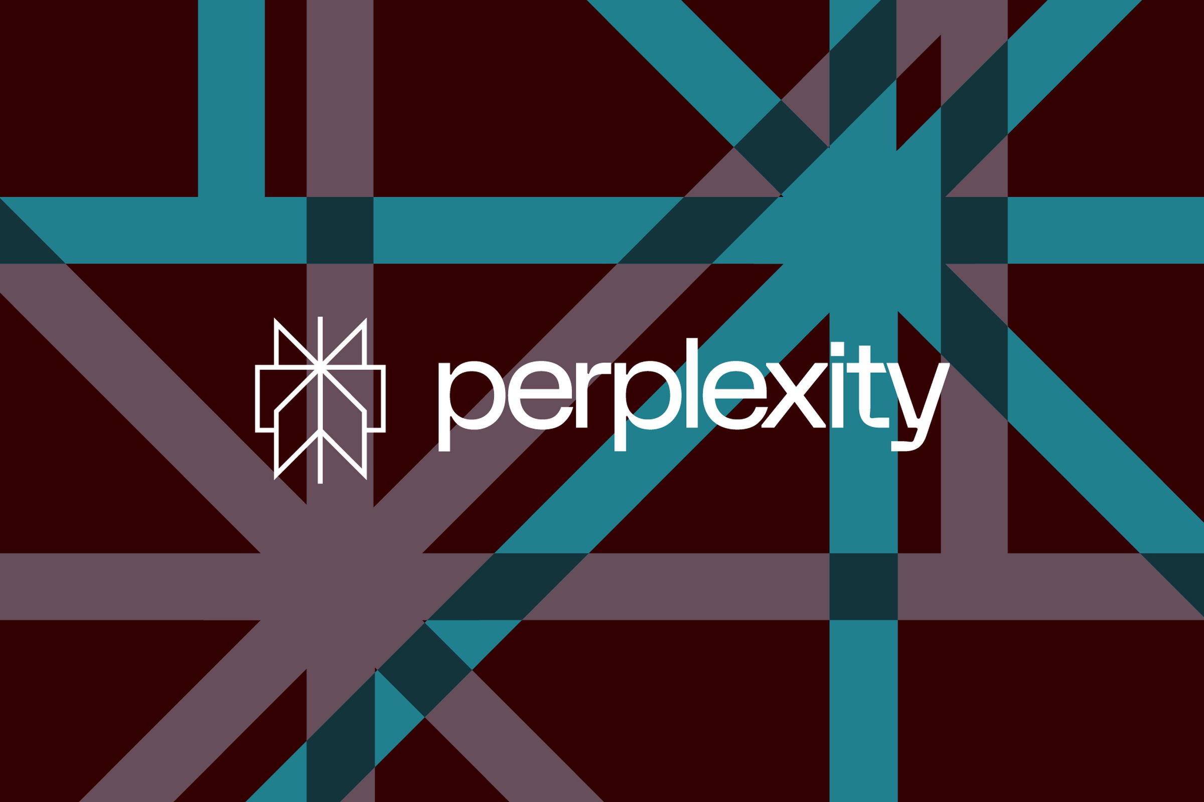 Vector collage of the Perplexity logo.