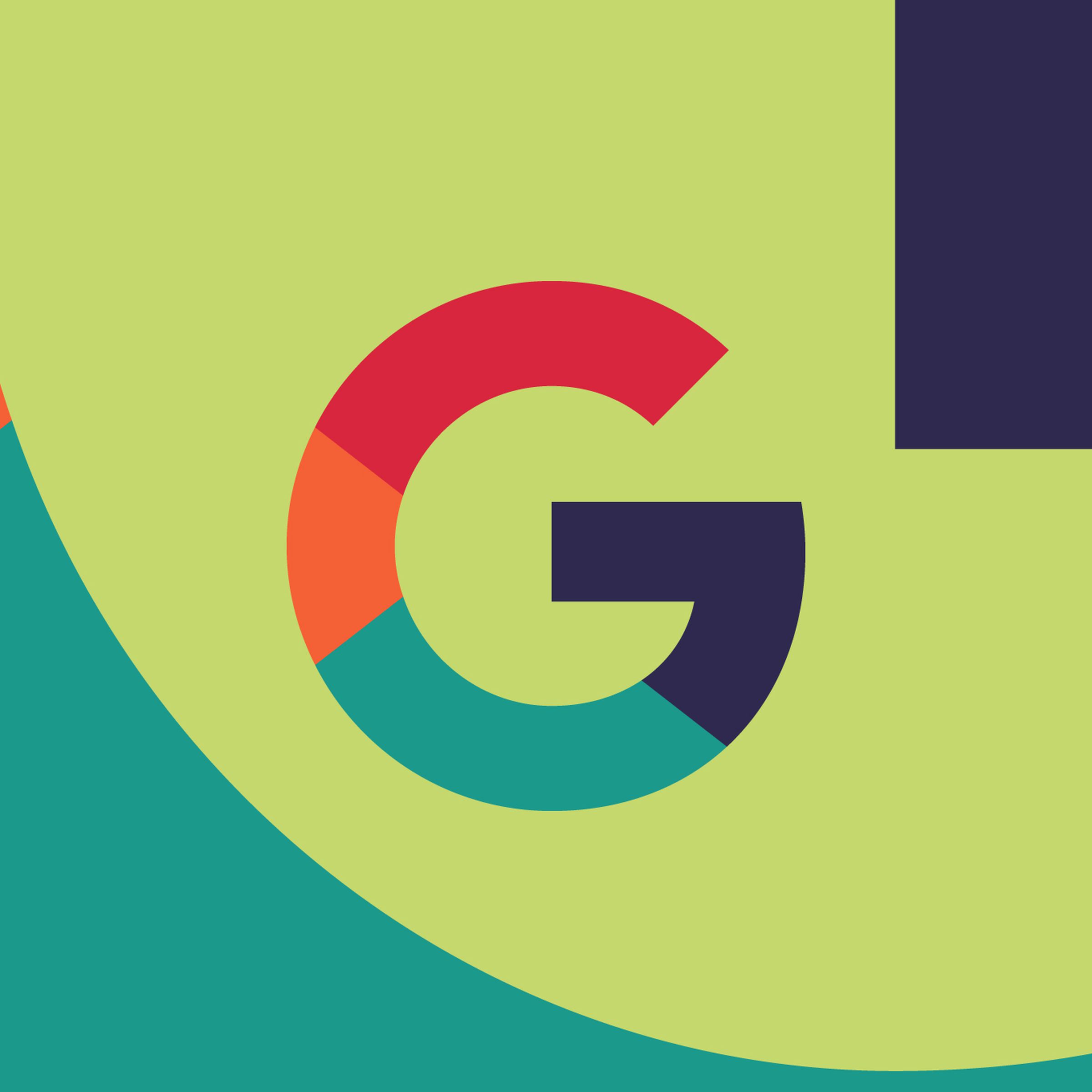 An illustration of Google’s multicolor “G” logo