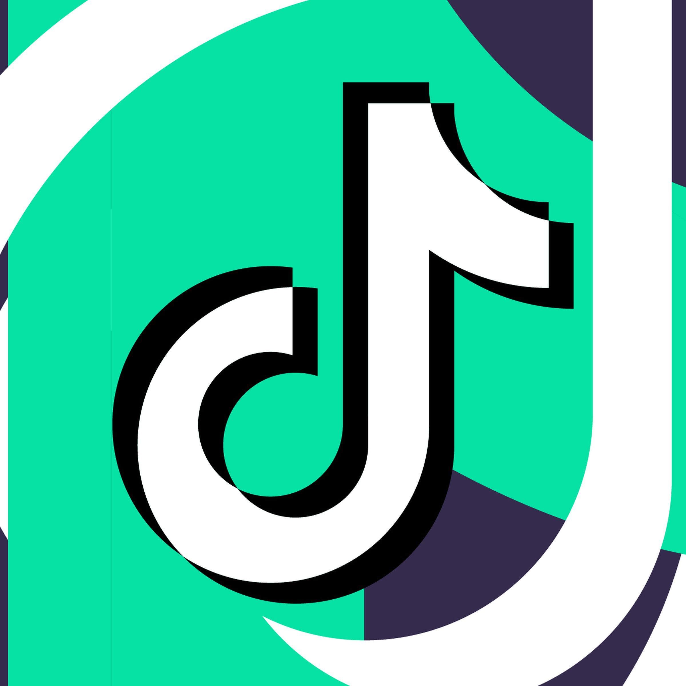 Vector art of the TikTok logo.