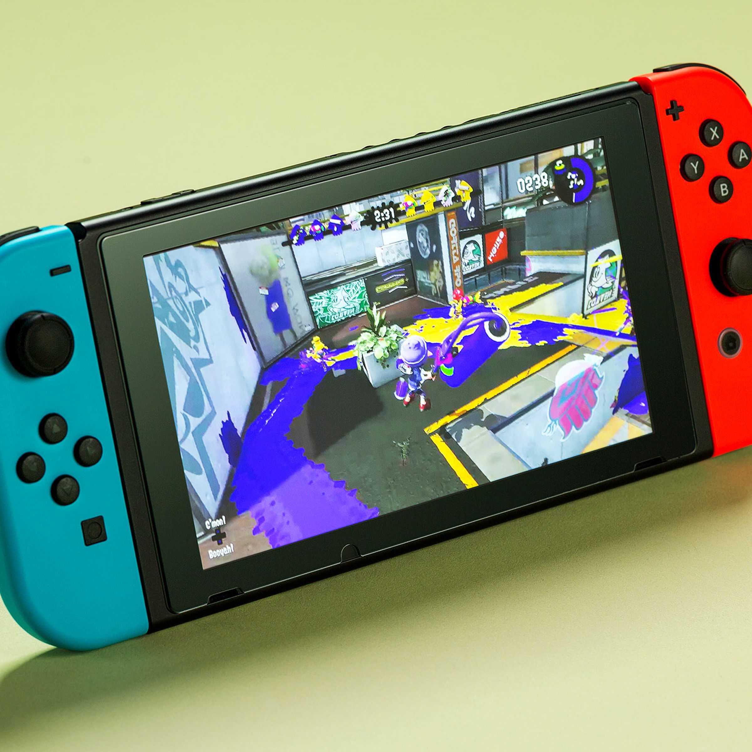 A photo of the standard Nintendo Switch