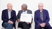 Morgan Freeman, Michael Caine, and Alan Arkin Answer the Web's Most Searched Questions