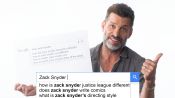 Zack Snyder Answers the Web's Most Searched Questions