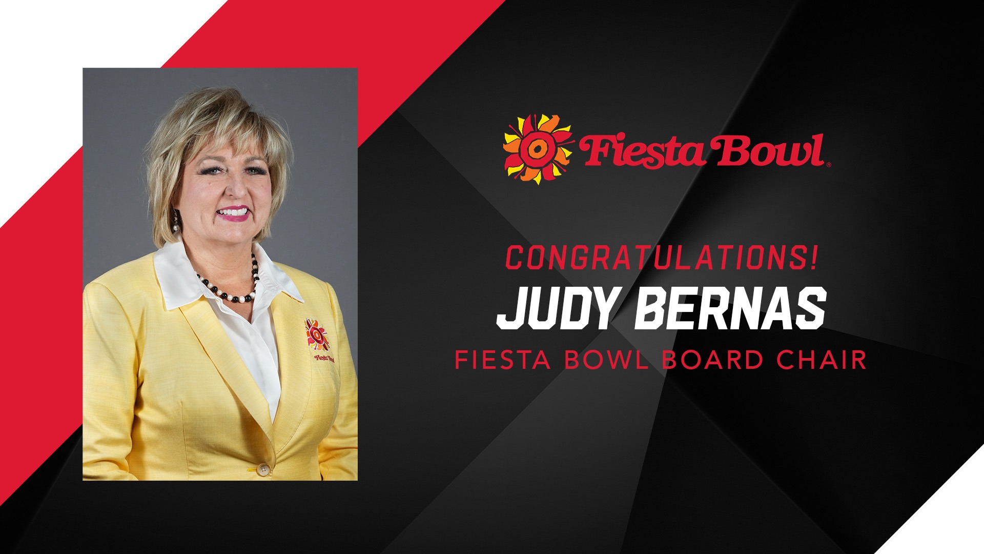 Judy Bernas Board Chair Announcement