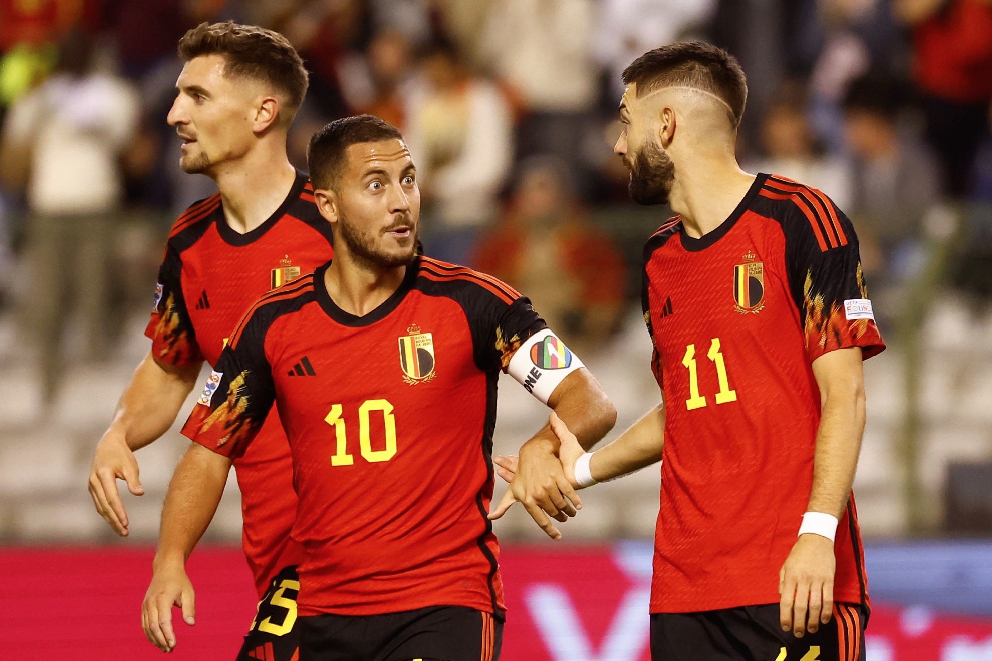 Hazard with Belgium. EFE