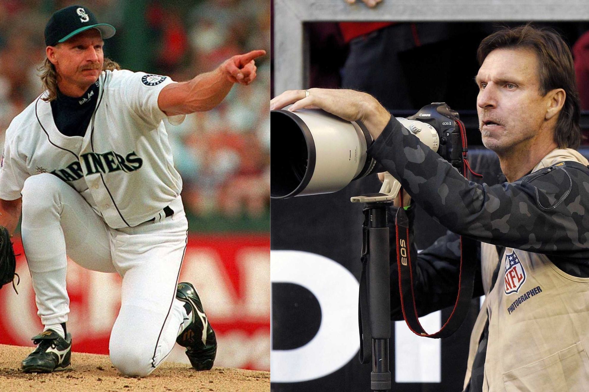 Randy Johnson is known as one of the best pitchers of all time. Now, hes a professional photographer. -AP