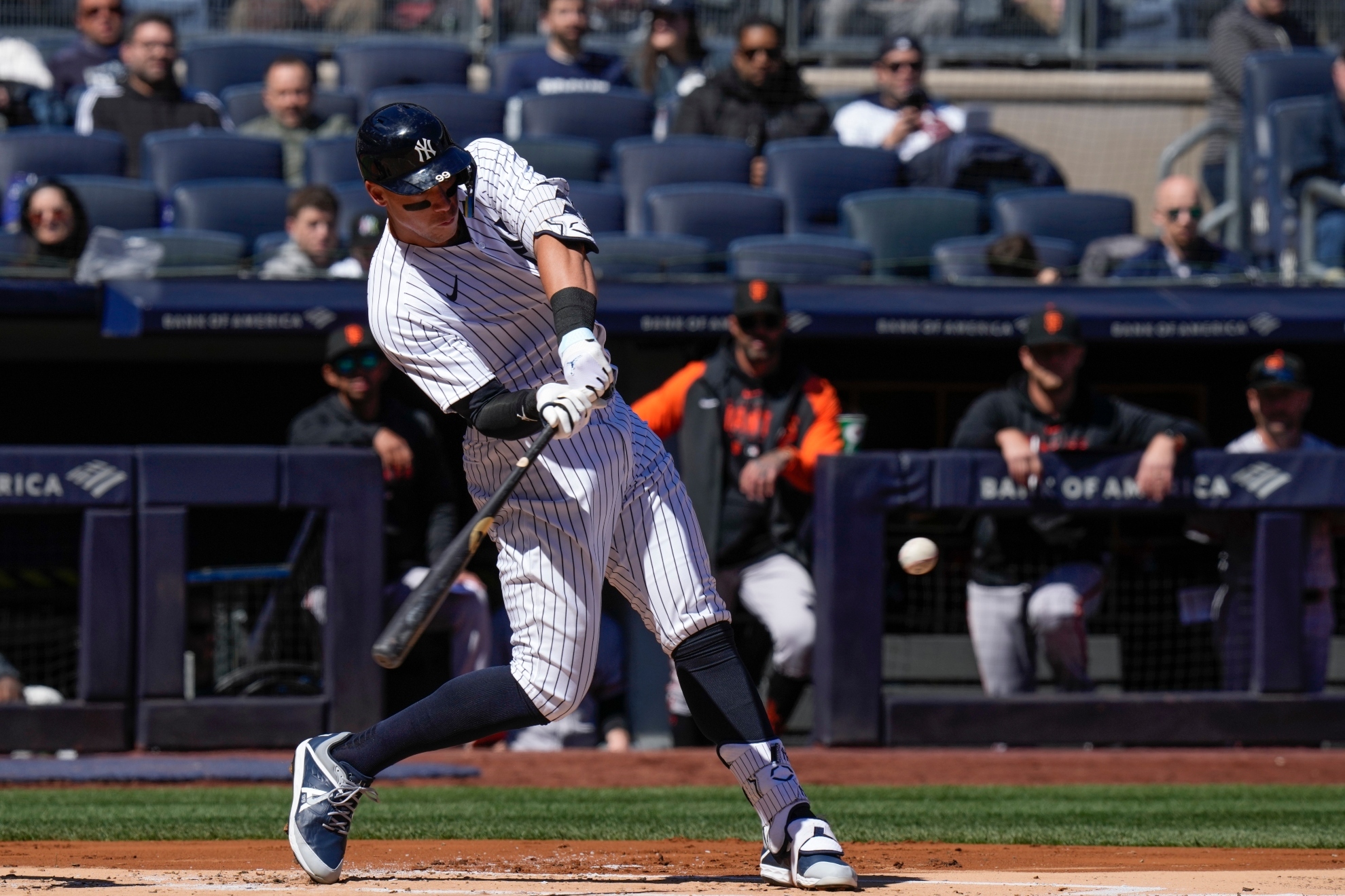 Aaron Judge holds the single season home run record for the American League.