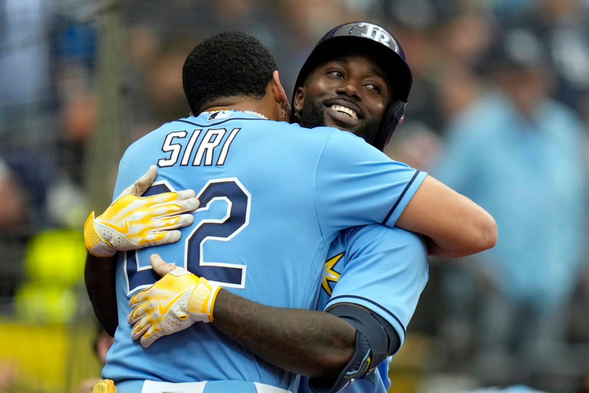 Randy Arozarena delivers on his promises hitting his first home run with the Tampa Bay Rays