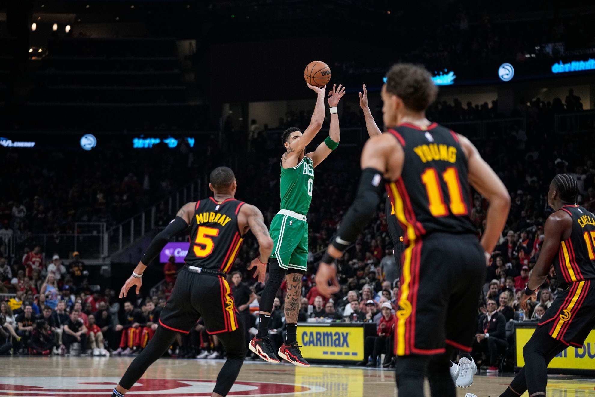 Trae Young couldnt beat the Boston Celtics on his own.