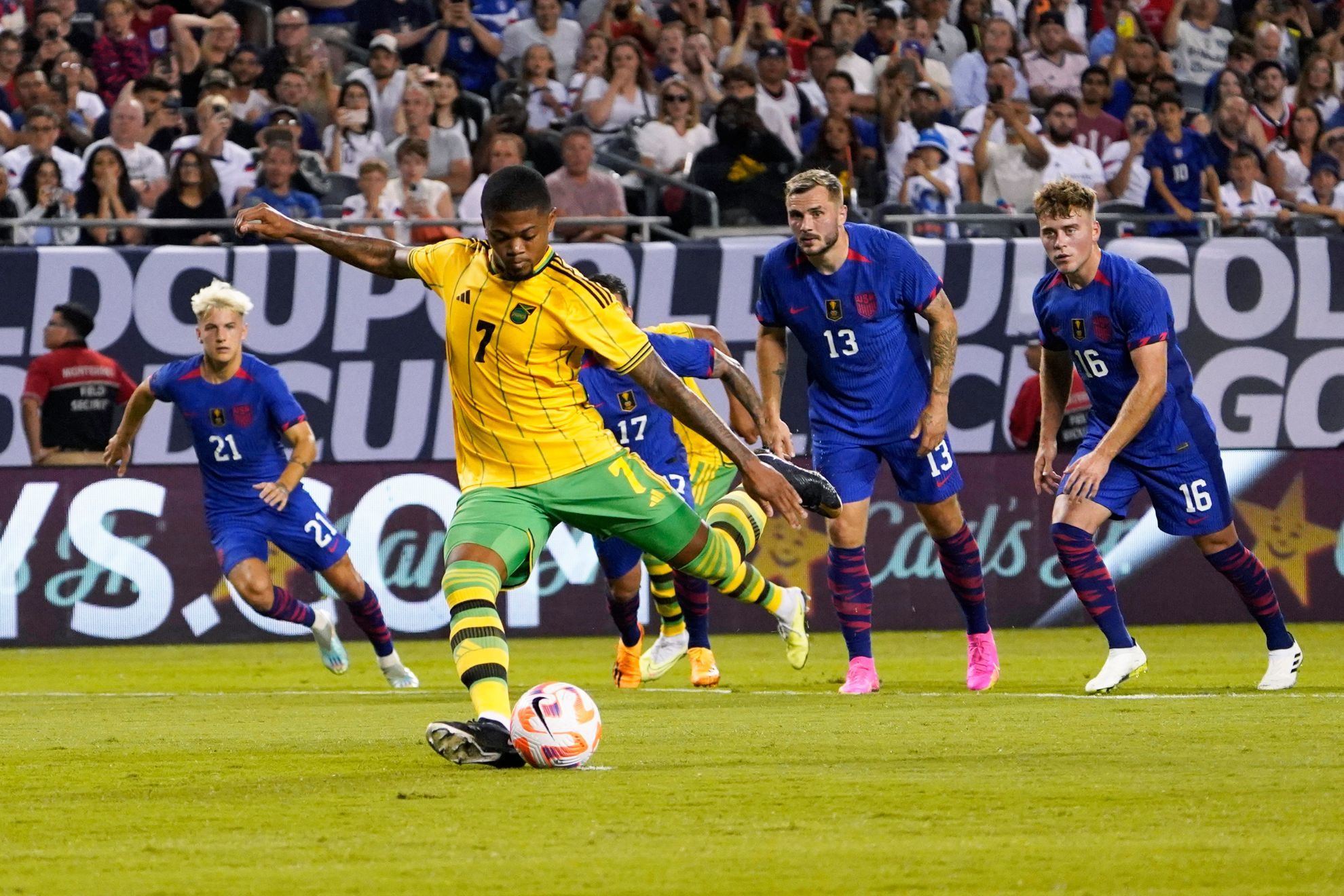 2023 CONCAF Gold Cup opener between USA, Jamaica