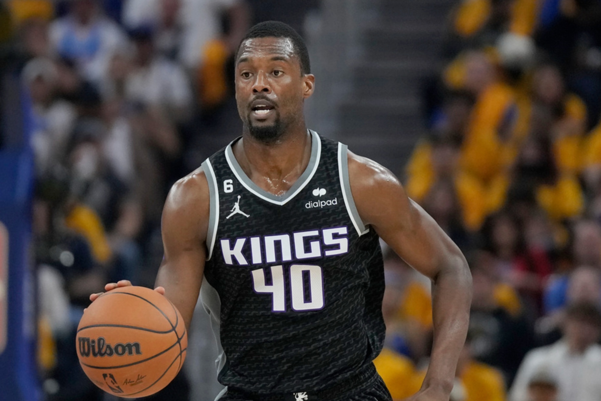 Harrison Barnes, small forward for the Sacramento Kings