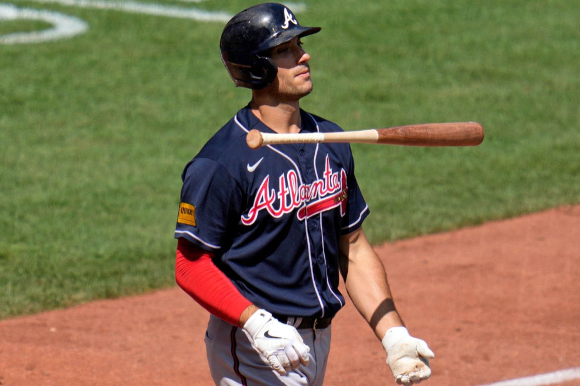 Matt Olson scored his 40th home run of the season on Thursday against the Pirates