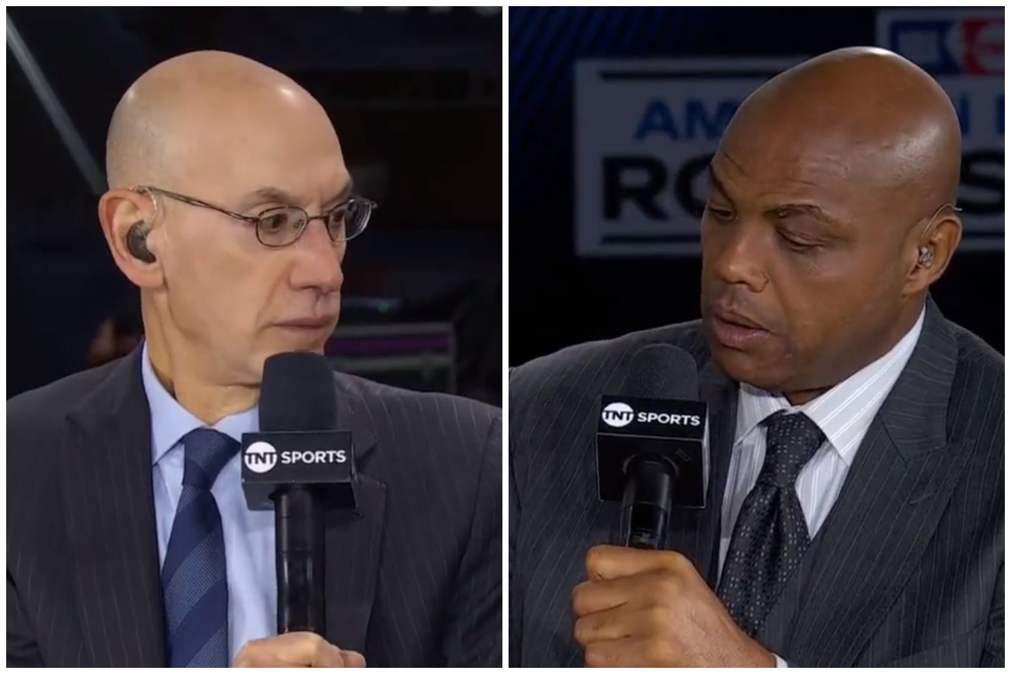 Adam Silver and Charles Barkley