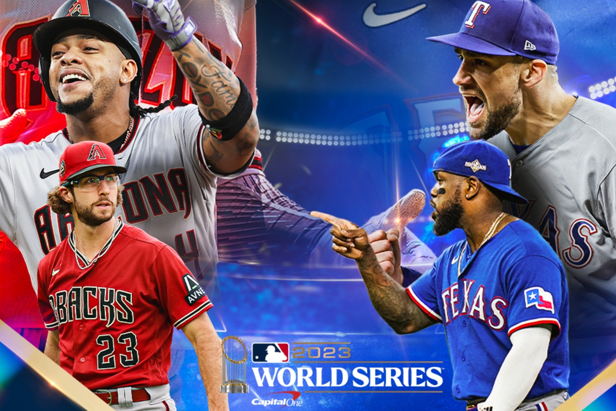 Arizona Diamondbacks and Texas Rangers will meet in the 2023 World Series.